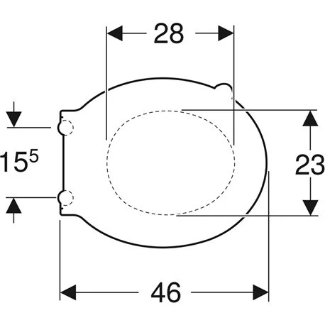 Geberit Abattant WC Renova Comfort Rouge Carmin , Adapté PMR, Fixation Dessus 4 Geberit Abattant WC Renova Comfort Rouge Carmin , Adapté PMR, Fixation Dessus – Image 2
