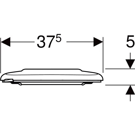 Geberit Abattant WC Renova Comfort Rouge Carmin , Adapté PMR, Fixation Dessus 5 Geberit Abattant WC Renova Comfort Rouge Carmin , Adapté PMR, Fixation Dessus – Image 3