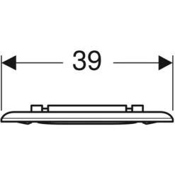 Geberit Abattant WC Renova Comfort Blanc , Adapté PMR, Fixation Dessous -Bain Salle Produit Magasin abattant specifique sans couvercle 00018300000 4