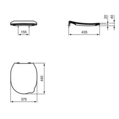 Abattant WC Contour 21 Jaune Ergonomique, Pour Enfant -Bain Salle Produit Magasin abattant wc contour 21 jaune ergonomique pour enfant 3