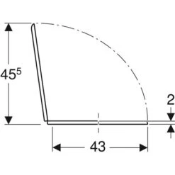 Geberit Abattant WC Publica Blanc Fixation Dessous -Bain Salle Produit Magasin abattant wc publica blanc fixation dessous 3