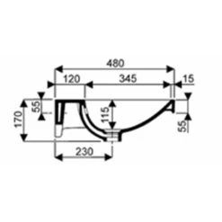 Geberit Lavabo Acanto 120 Cm 2 Trous Percés Robinetterie 8 Geberit Lavabo Acanto 120 Cm 2 Trous Percés Robinetterie -Bain Salle Produit Magasin acanto de 120 500627015 2