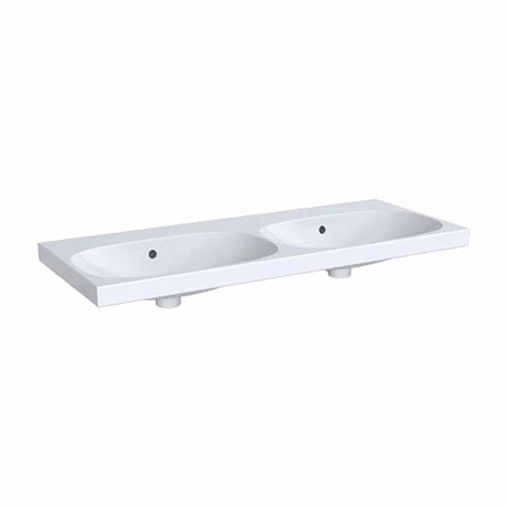 Geberit Lavabo Acanto 120 Cm 2 Trous Percés Robinetterie 3 Geberit Lavabo Acanto 120 Cm 2 Trous Percés Robinetterie