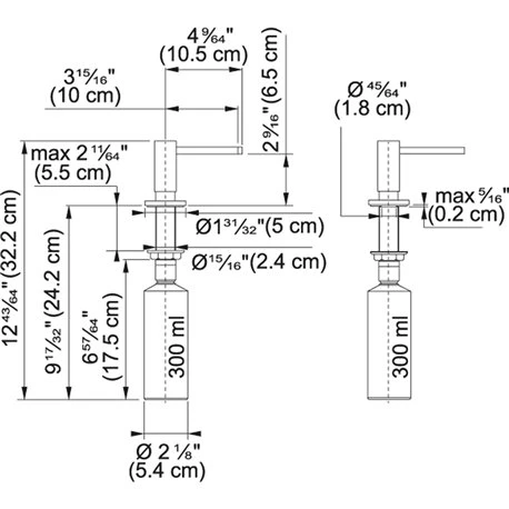 Franke Distributeur De Savon Active 542999 Nickel Brossé 4 Franke Distributeur De Savon Active 542999 Nickel Brossé – Image 2