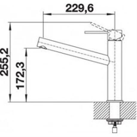 Blanco Mitigeur Cuisine Ambis 523118 Inox Brossé 4 Blanco Mitigeur Cuisine Ambis 523118 Inox Brossé – Image 2