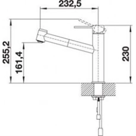 Blanco Mitigeur Cuisine Ambis-S 523119 Inox Brossé 6 Blanco Mitigeur Cuisine Ambis-S 523119 Inox Brossé – Image 4