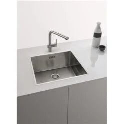 Franke Mitigeur Cuisine Atlas Neo à Bec Inox 444873 -Bain Salle Produit Magasin atlas neo 444873 mitigeur a bec inox 2