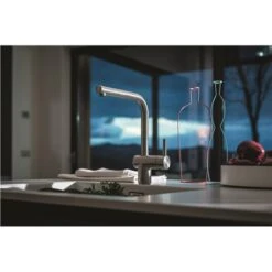 Franke Mitigeur Cuisine Atlas Neo à Bec Inox 444873 -Bain Salle Produit Magasin atlas neo 444873 mitigeur a bec inox 3