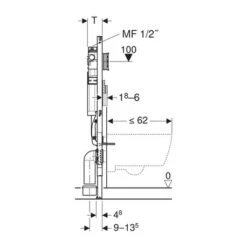Geberit Bâti-support Duofix WC 120 Cm Avec Réservoir à Encastrer 1 Alimentation D'eau HS50 7 Geberit Bâti-support Duofix WC 120 Cm Avec Réservoir à Encastrer 1 Alimentation D'eau HS50 -Bain Salle Produit Magasin bati support duofix wc 120 cm avec reservoir a encastrer 1 alimentation d eau hs50 2