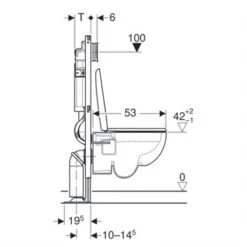 Geberit Bâti-support Duofix WC Suspendu Bâti-support WC Suspendu 112 Cm Avec Plaque De Déclenchement Sigma20 Et WC Renova -Bain Salle Produit Magasin bati support duofix wc suspendu 118311kj1 plaque de declenchement sigma20 et wc suspendu renova 1