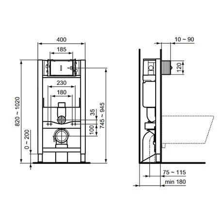 Bâti-support Prosys Autoportant Et Mécanique, Réservoir 150 Mm 4 Bâti-support Prosys Autoportant Et Mécanique, Réservoir 150 Mm – Image 2