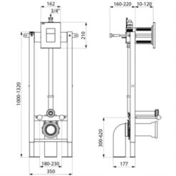 Bâti-support Tempofix 3 564060+763000 En Applique Plaque Inox Satiné -Bain Salle Produit Magasin bati support tempofix 3 564060763000 en applique plaque inox satine 3