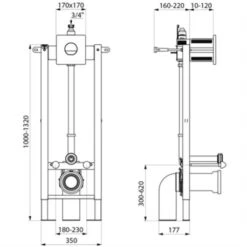 Bâti-support Tempofix 3 564060+763040 En Applique Plaque Métal Chromé -Bain Salle Produit Magasin bati support tempofix 3 564060763040 en applique plaque metal chrome 3