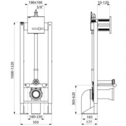 Bâti-support Tempofix 3 564065+464006 Autoportante Piles 6V -Bain Salle Produit Magasin bati support tempofix 3 564065464006 autoportante piles 6v 4