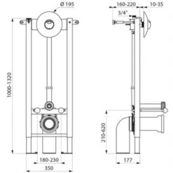 Bâti-support Tempofix 3 578300+578222 En Applique Double Touche -Bain Salle Produit Magasin bati support tempofix 3 578300578222 en applique double touche 2