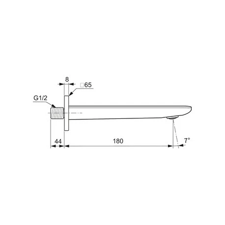 Ideal Standard Bec Mural Conca Gris Orage 6 Ideal Standard Bec Mural Conca Gris Orage – Image 4