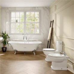 Roca Bidet Sur Pied Carmen Blanc Brillant, 28x56x40 Cm, 1 Trou Percé -Bain Salle Produit Magasin bidet carmen a3570a4000 2