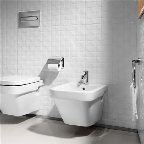 Roca Bidet Suspendu Dama Blanc, 36x57x31 Cm, 1 Trou Percé 5 Roca Bidet Suspendu Dama Blanc, 36x57x31 Cm, 1 Trou Percé – Image 3