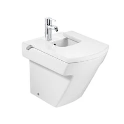 Roca Bidet Sur Pied Hall Blanc, 52,5x40x49 Cm, 1 Trou Percé
