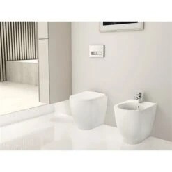 Geberit Bidet Sur Pied Acanto 42,5x35x51 Cm