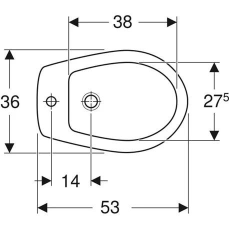 Geberit Bidet Sur Pied Bastia 53x39x36 Cm 5 Geberit Bidet Sur Pied Bastia 53x39x36 Cm – Image 3
