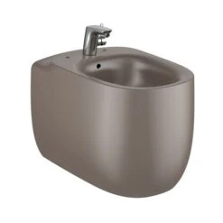 Roca Bidet Sur Pied Beyond Café, 38x58x41 Cm, Avec Perçage Pour Fixer L'abattant