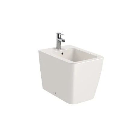 Roca Bidet Sur Pied Inspira Square Beige, 37x56x40 Cm, 1 Trou Percé, 2 Trous Pré-percés 3 Roca Bidet Sur Pied Inspira Square Beige, 37x56x40 Cm, 1 Trou Percé, 2 Trous Pré-percés