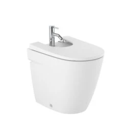 Roca Bidet Sur Pied Ona Blanc Mat 53x36x42 Cm, 1 Trou Percé