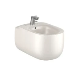 Roca Bidet Suspendu Beyond Beige, 38x58x41 Cm, 1 Trou Percé