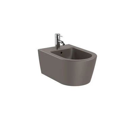 Roca Bidet Suspendu Inspira Round Café, 37x56x40 Cm, 1 Trou Percé, 2 Trous Préperçés 3 Roca Bidet Suspendu Inspira Round Café, 37x56x40 Cm, 1 Trou Percé, 2 Trous Préperçés