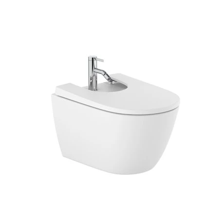 Roca Bidet Suspendu Ona Blanc Mat, 36x53x29 Cm, 1 Trou Percé 3 Roca Bidet Suspendu Ona Blanc Mat, 36x53x29 Cm, 1 Trou Percé