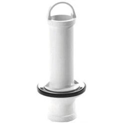 Bonde Et Vidage évier Inox 50 Mm 0204175 Bonde Diamètre 70 Mm, Avec Surverse En ABS Blanc