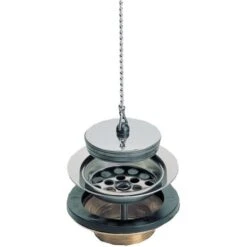 Bonde Et Vidage évier Inox 60 Mm 0501003 Bouchon Chaînette