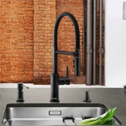 Blanco Mitigeur Cuisine Catris-S Flexo 525793 Noir Mat