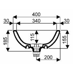 Geberit Vasque Citterio 56 Cm Avec Trop Plein -Bain Salle Produit Magasin citterio avec trop plein 123655000 sans plage de robinetterie capot pour bonde assortie 4
