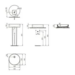 Ideal Standard Colonne Pour Vasque -Bain Salle Produit Magasin colonne t376501 pour vasque 2