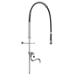 Combiné De Prélavage Douchette à Diffuseur Antitartre Avec Colonne Longue Et Bec Tube 433722