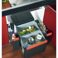 Franke Poubelle Sous évier Cube 40, 2 Bacs 14 + 14 Litres 015627 7 Franke Poubelle Sous évier Cube 40, 2 Bacs 14 + 14 Litres 015627 -Bain Salle Produit Magasin cube 40 015627 poubelle 2 bacs 1