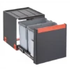 Franke Poubelle Sous évier Cube 40, 2 Bacs 14 + 14 Litres 015627 -Bain Salle Produit Magasin cube 40 015627 poubelle 2 bacs