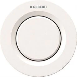 Geberit Plaque WC Type 01 Poussoir à Encastrer Blanc Alpin