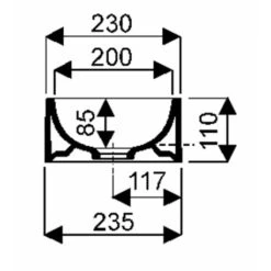 Geberit Lave-mains Diedro 40 Cm Cuve à Gauche -Bain Salle Produit Magasin diedro de 40 cm 00108120000 cuve a gauche trou perce a droite 2