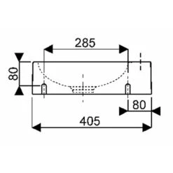 Geberit Lave-mains Diedro 40 Cm Cuve à Droite -Bain Salle Produit Magasin diedro de 40 cm 00109120000 cuve a droite trou perce a gauche 3