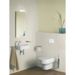 Geberit Lave-mains Diedro 40 Cm Cuve à Droite -Bain Salle Produit Magasin diedro de 40 cm 00109120000 cuve a droite trou perce a gauche 4