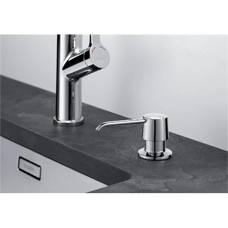 Blanco Distributeur De Savon Yano, 524256 Chromé 300 Ml 3 Blanco Distributeur De Savon Yano, 524256 Chromé 300 Ml