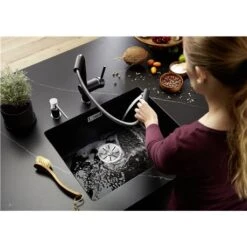 Blanco Distributeur De Savon Lato, 526177 Noir 300 Ml -Bain Salle Produit Magasin distributeur de savon lato 526177 noir 300 ml 2