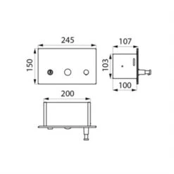 Distributeur De Savon Liquide 510711S Encastré Mural 5 Distributeur De Savon Liquide 510711S Encastré Mural -Bain Salle Produit Magasin distributeur de savon liquide 510711s encastre mural 1