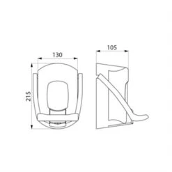Distributeur De Savon Liquide 6712 Commande Au Coude 5 Distributeur De Savon Liquide 6712 Commande Au Coude -Bain Salle Produit Magasin distributeur de savon liquide 6712 commande au coude 1