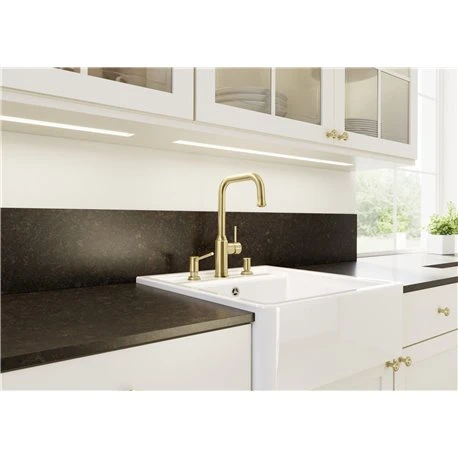 Blanco Distributeur De Savon Livia, 526698 Satin Gold 500 Ml 5 Blanco Distributeur De Savon Livia, 526698 Satin Gold 500 Ml – Image 3