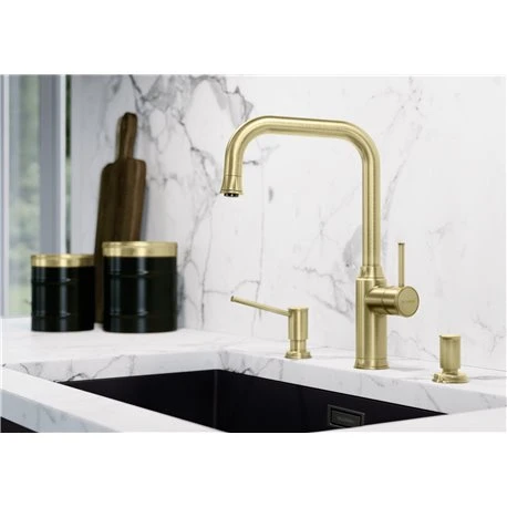 Blanco Distributeur De Savon Livia, 526698 Satin Gold 500 Ml 6 Blanco Distributeur De Savon Livia, 526698 Satin Gold 500 Ml – Image 4