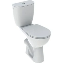 Geberit WC à Poser Bastia Avec Bride 3/6 Litres -Bain Salle Produit Magasin dito 2 sortie horizontale 08337200000201 fermeture standard 3
